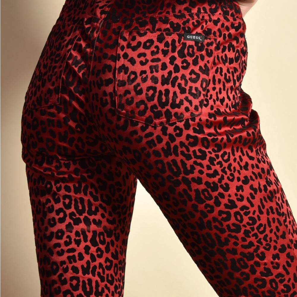 Vintage Guess? Satin/Velvet Pants Sz 31